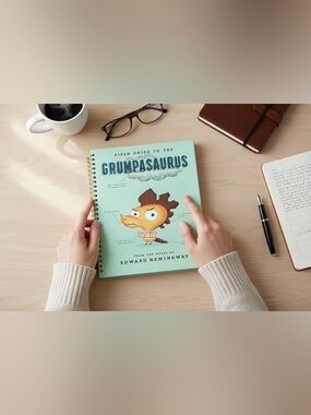 Field Guide to the Grumpasaurus Kids Hardcover Book Dinosaur Story Hemingway